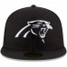 Men's Carolina Panthers New Era Black B-Dub 59FIFTY Fitted Hat 2513429